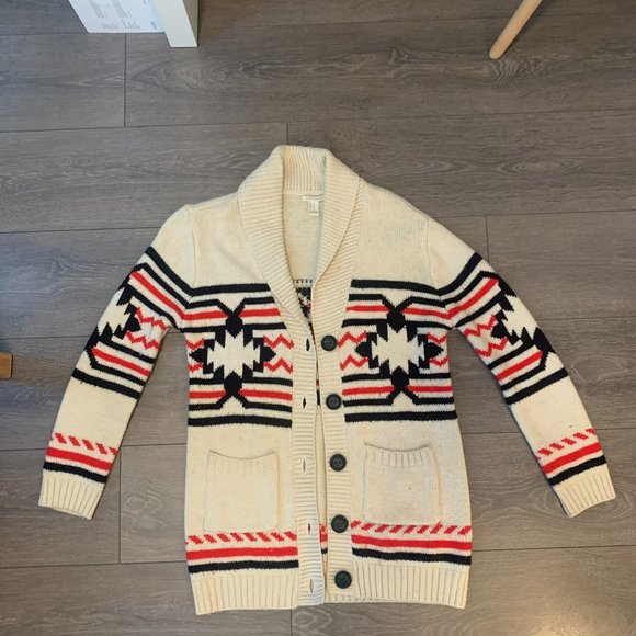 Forever 21 Patterned Long Cardigan (Small) - Picture 1 of 4